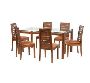 Juego De Comedor Barcelona 1600X1000 S/Tenerife Cuero Tabaco