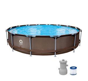 Piscina estructural café redonda 4,57x84cm
