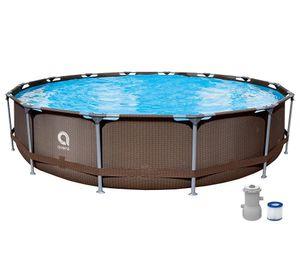 Piscina estructural café redonda 4,57x84cm