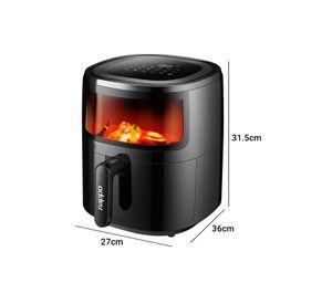 Freidora de Aire Digital Nappo 5.7 Litros Visor Luz 1500w