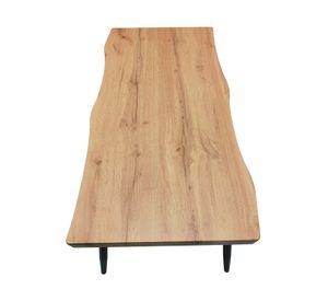 Mesa de centro 40x60x120 Metal Madera