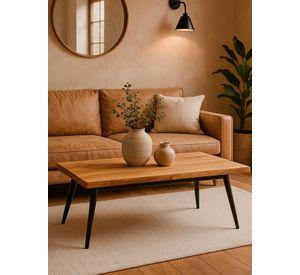 Mesa de centro 40x60x120 Metal Madera