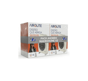 Pack X2 Termoventilador Vintage Ht Retro 2000b Cl sico Blanc