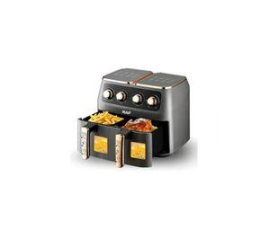 Freidora doble recipiente sin aceite digital, 12L