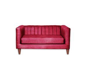 SOFA SORRENTO 2C CUERO KENTUCKY ROJO