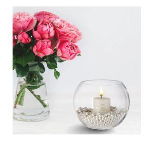 Florero / Pecera De Vidrio Grueso 8cm Allegra
