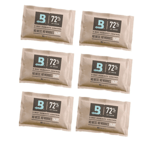 6 Sobres Bóveda Pack 72% 60gr Control Humedad 2 Vías