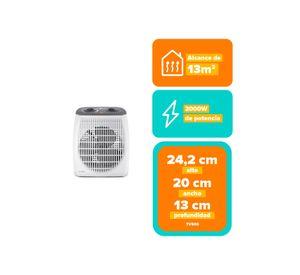 Termoventilador Mademsa 2000W 2 Velocidades Termostato TV500