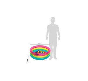 Piscina inflable aros para niños con 50 pelotas
