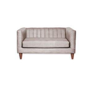 SOFA SORRENTO 2C CUERO KENTUCKY GRIS
