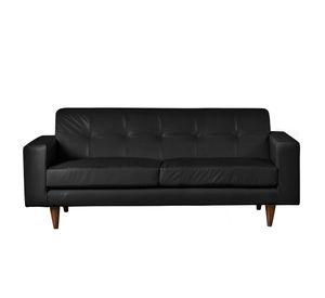 SOFA SALERNO 3C PU NEGRO