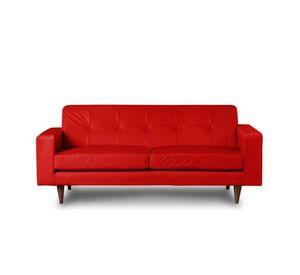 SOFA SALERNO 3C PU ROJO