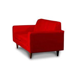 SOFA SALERNO 3C PU ROJO