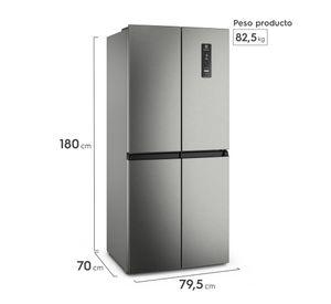 Refrigerador 420L No Frost Multidoor Inverter DQ79SU Inox