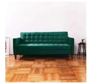 FUTON GENOVA TELA VELVET VERDE