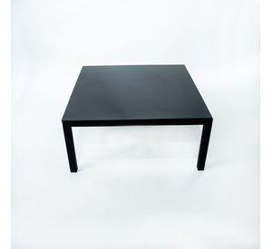 Mesa de Centro con Cubierta de Vidrio 86x86x40cm