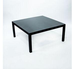 Mesa de Centro con Cubierta de Vidrio 86x86x40cm