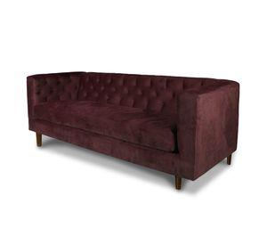 SOFA BRESCIA 3C TELA VELVET VIVIAN BURDEO