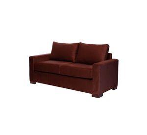SOFA LIVORNO 2C TELA VELVET CHOCOLATE