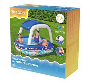 Piscina Inflable Bestway Con Toldo Desmontable 213x155x132cm