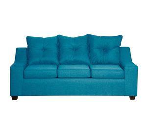 Sofa  Viena 3 cuerpos   Tela  Turquesa 190 x 80x90