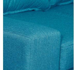 Sofa  Viena 3 cuerpos   Tela  Turquesa 190 x 80x90