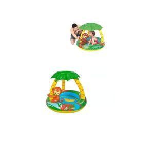 Piscina infantil inflable selva parasol Be Splash by Bebesit multicolor