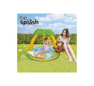 Piscina infantil inflable selva parasol Be Splash by Bebesit multicolor