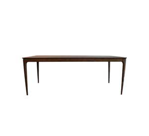 Mesa de Comedor Varsovia Walnut en Polimadera con Patas de Fresno 200x110x75 cm