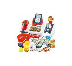 Caja registradora de juguete para niños multicolor