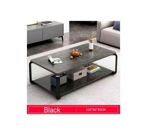 Mesa rectangular doble nivel marmolada ChicHome
