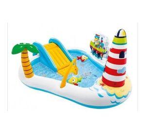 Centro Actividades Piscina Inflable Agua Pesca Faro Intex