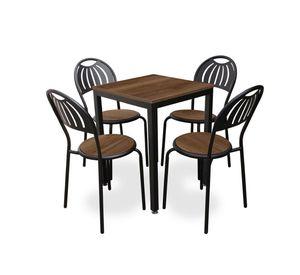 Mesa Comedor-Cafetería 4 Personas Silla Luz