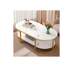 Mesa de centro diseño mármol 120*60*45cm Chic Home