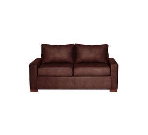 SOFA LIVORNO 2C CUERO KENTUCKY CAFÉ MORO