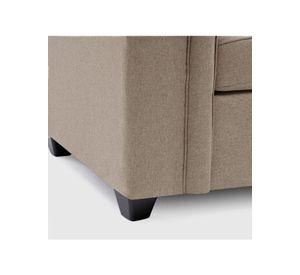 Sofá 3 cuerpos Sicilia + 2 Pouf Tela
