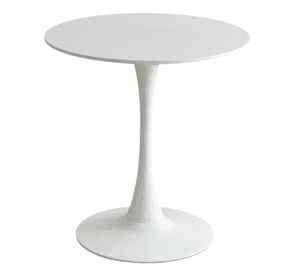 Mesa Tulip Redonda 80 cm Diámetro Madera