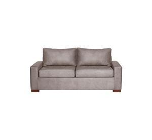 SOFA LIVORNO 3C CUERO KENTUCKY GRIS