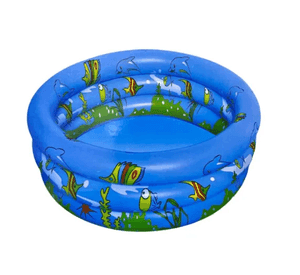 Piscina Inflable Para Niños De Peces 100 Cm