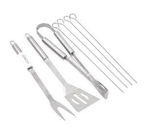 Set Parrillero Portátil 7 piezas + Estuche de Lona 16635
