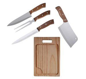 Set Parrilla 5 Piezas Acero Inoxidable Arthome PAR18