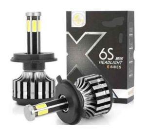 Ampolletas Turbo Led X6S 6 Caras H4 34 000lm con Canbus