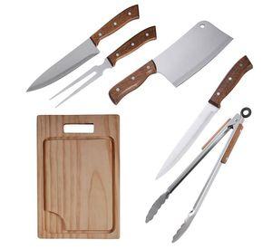 Set Parrilla 6 Piezas Acero Inoxidable Arthome PAR43