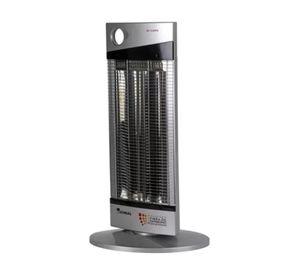 Estufa Calefactor Electrica Fibra De Carbono 1000W Gris NSB-120K5