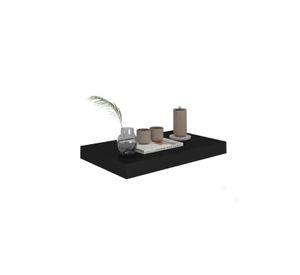 Repisa Flotante Negra Minimalista Estante Organizador Pared 60cm