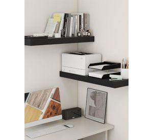 Repisa Flotante Negra Minimalista Estante Organizador Pared 60cm