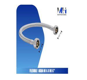 Flexible Agua Hi-hi 1/2 60 Cm Taumm Acero Inoxidable 200 Psi