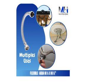 Flexible Agua Hi-hi 1/2 60 Cm Taumm Acero Inoxidable 200 Psi