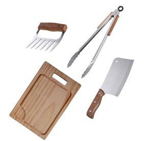 Set Parrilla 4 Piezas Acero Inoxidable Arthome PAR59