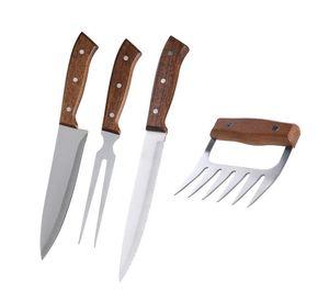 Set Parrilla 4 Piezas Acero Inoxidable Arthome PAR07